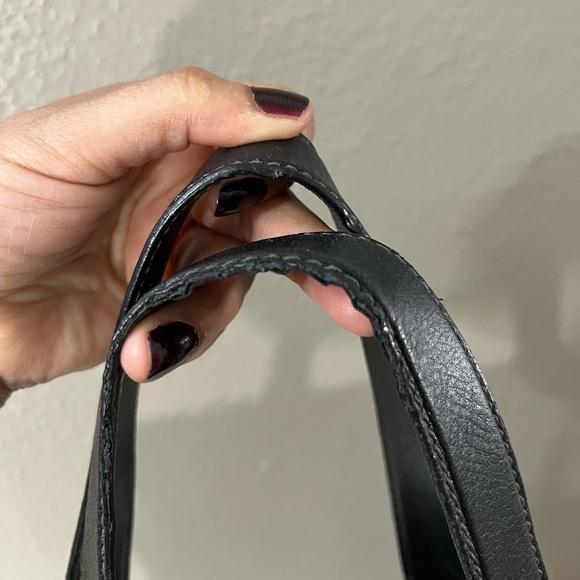 Marc Jacobs Quilted Leather Satchel Tote Black Gold Hardware Made in Italy - Picture 9 of 17